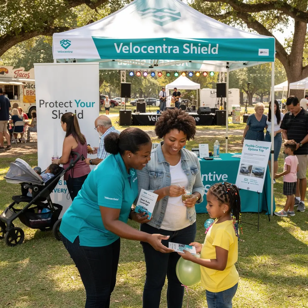 Ilustracja przedstawiająca różne pojazdy objęte ubezpieczeniem.